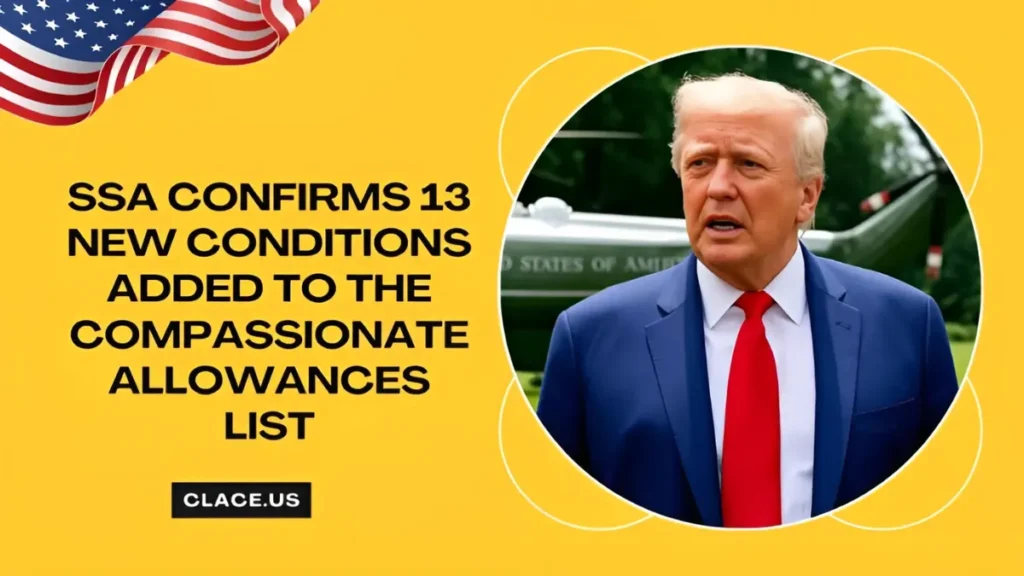SSA Confirms 13 New Conditions