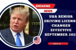 USA Senior Driving License Changes